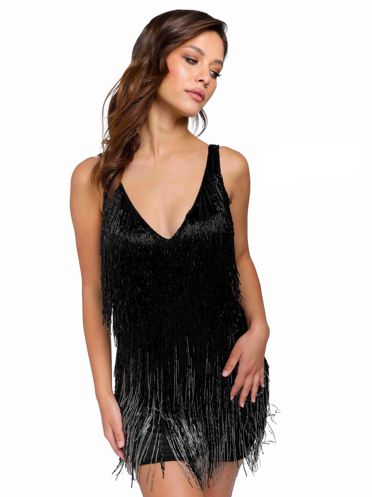 Primavera Couture Short Sleeveless Prom Dress 3803 - The Dress Outlet