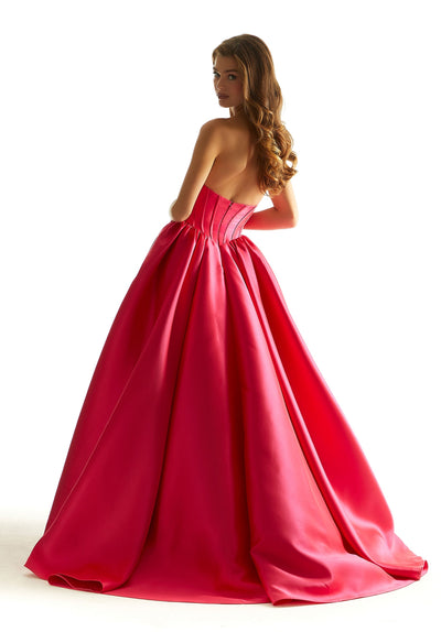 Madeline Gardner New York 49033 Long Ball Gown Corset Prom Dress