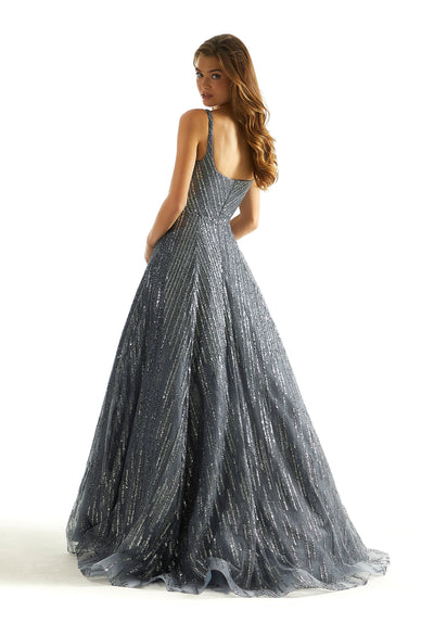 Madeline Gardner New York 49065 Long Sequin Ball Gown Glitter Prom Dress