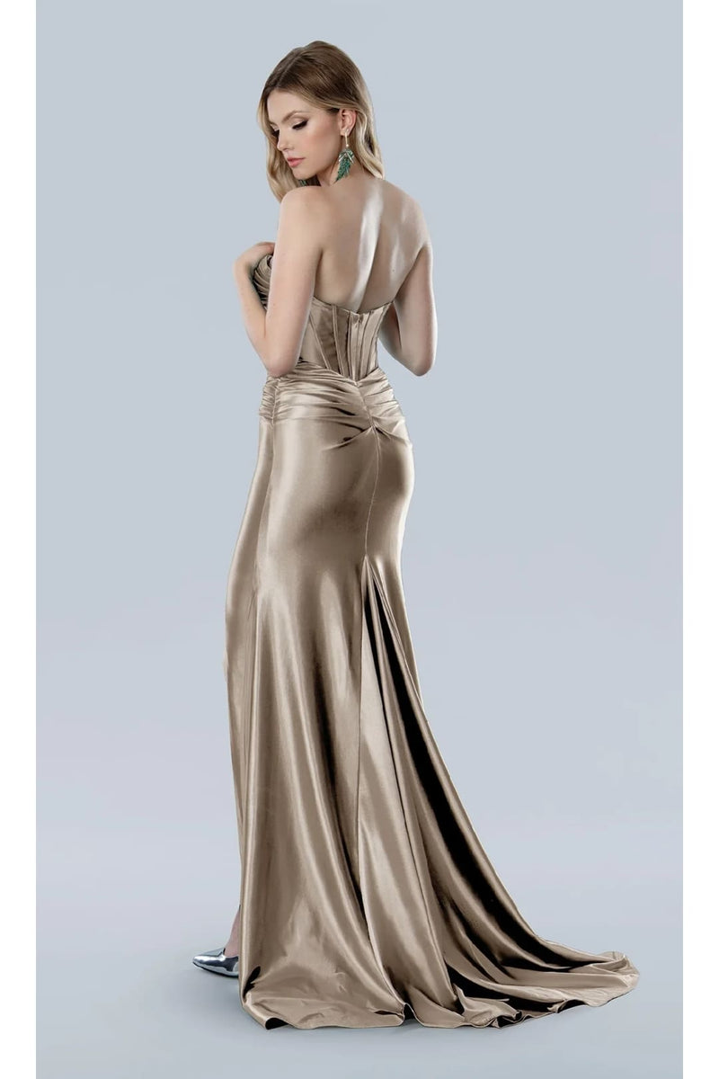 Purple Long Prom Dresses Sexy Formal Gowns