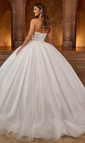 Rachel Allan RB6141 Sequin Strapless Ballgown