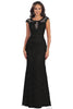Lavish Evening Gown - Black / 6