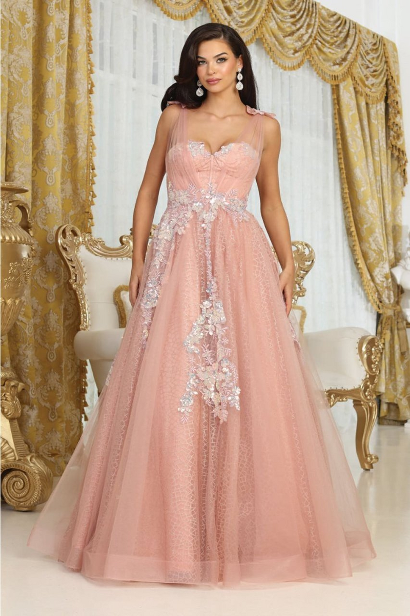 Royal Queen RQ8080 Floral A-line Pageant Dress | Formal Dress Shops Royal Queen RQ8080 Floral A-line Pageant Dress | Formal Dress Shops