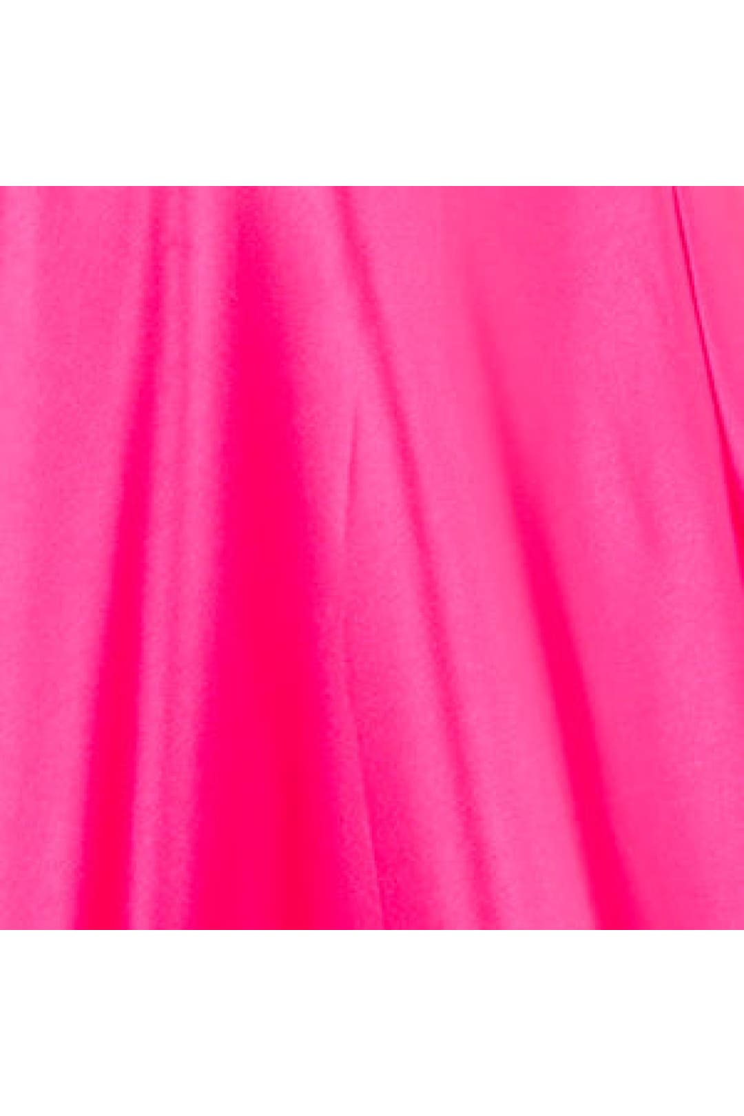 Satin Fitted Off Shoulder Slit Gown by Jovani 38197 - 00 / Hot Pink - Long Formal Dresses