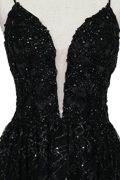 Calla KY74028 Short Deep Sweetheart Glitter Dress