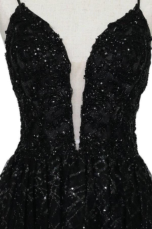 Calla KY74028 Short Deep Sweetheart Glitter Dress