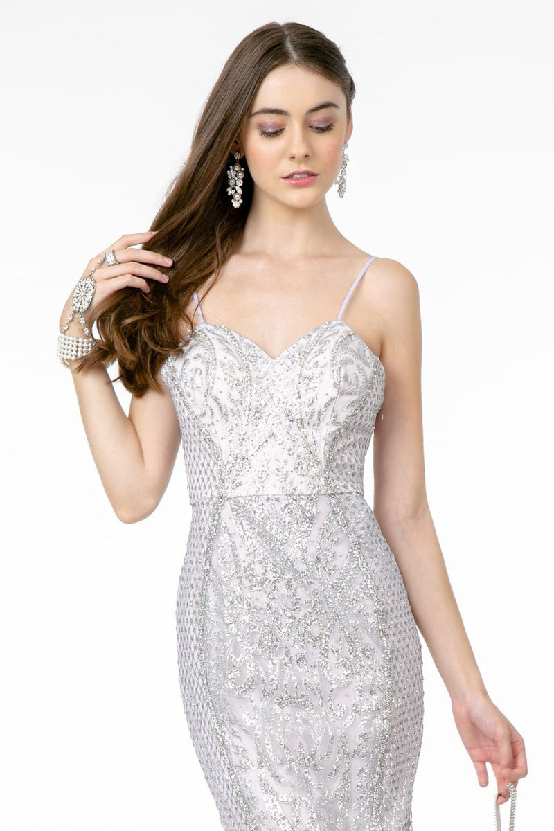Silver Prom Dress Long Formal Evening Pageant Special Occasion Gown