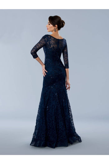 Stella Couture 24368 Long Formal Lace Evening Dress - Formal Dresses