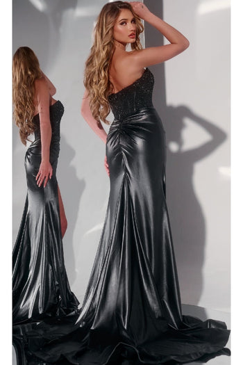 Strapless Tight Long Prom Dress: Jovani 43267 - Apparel & Accessories > Clothing > Dresses