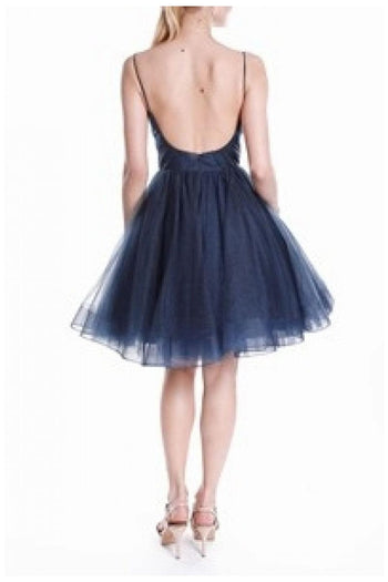 Terani Couture 1821H7761 Modern Homecoming Short Dress - Navy / 12
