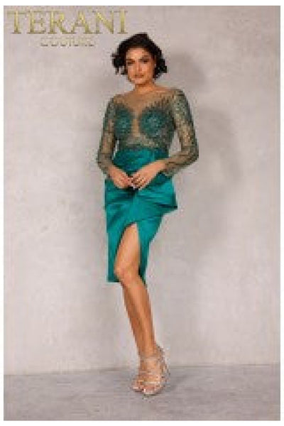 Terani Couture 2021C2612 Chic Prom Short Dress