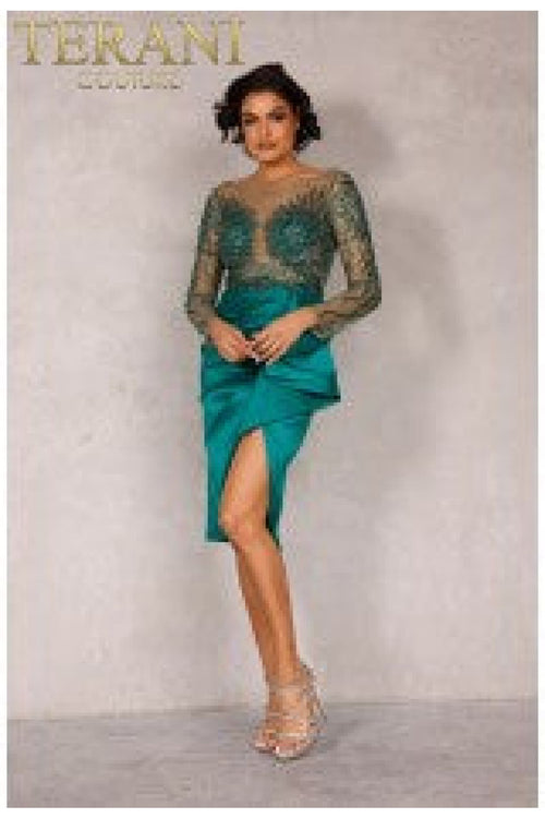 Terani Couture 2021C2612 Chic Prom Short Dress