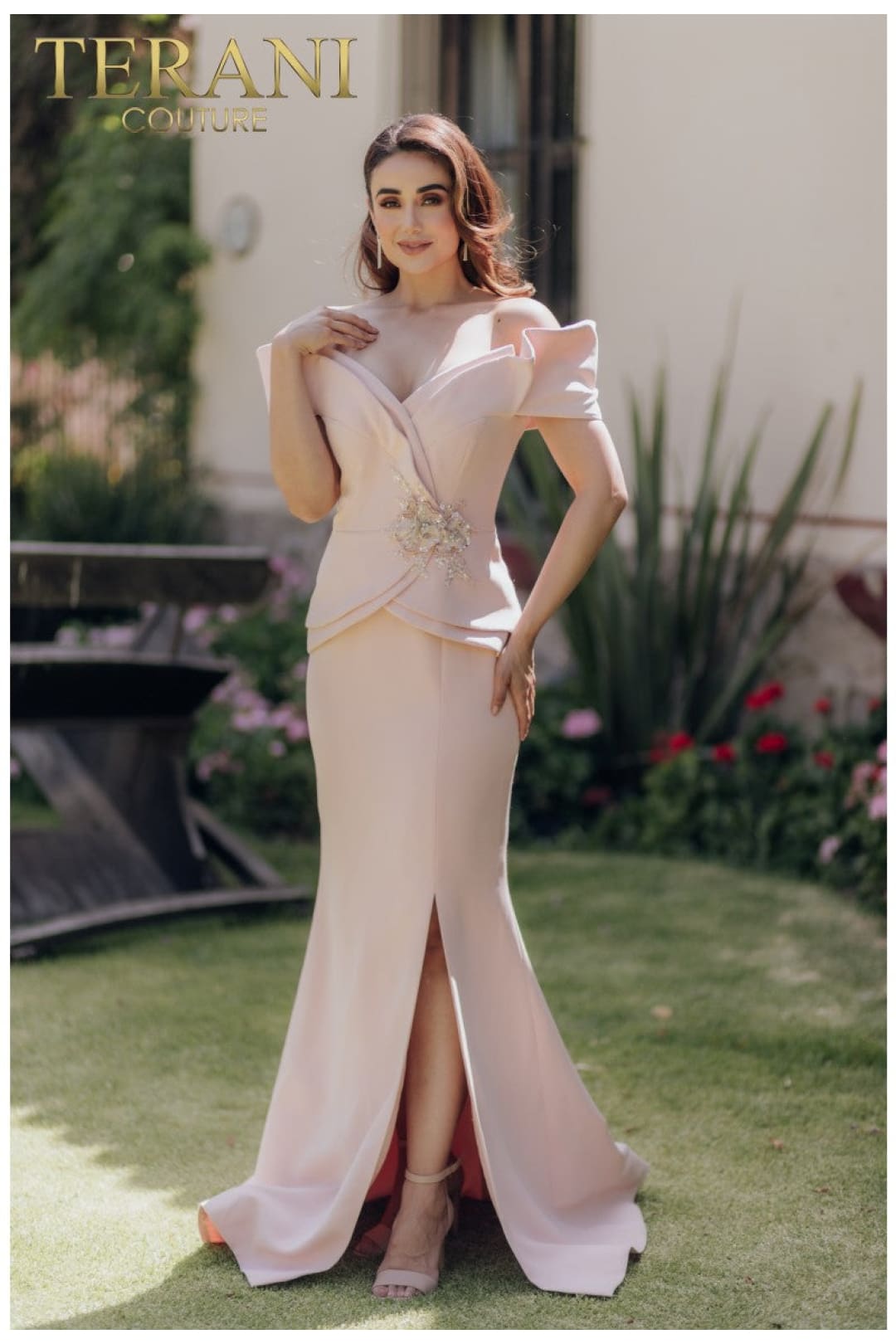 Terani Couture 232M1560 Long 3D Floral Mermaid Prom Dress - Beautifully Detailed
