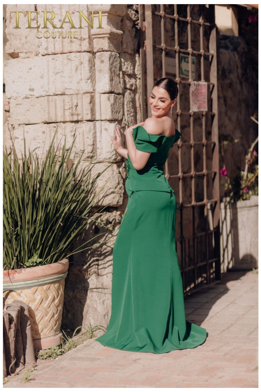 Terani Couture 232M1560 Long 3D Floral Mermaid Prom Dress - Beautifully Detailed
