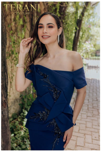 Terani Couture 232M1561 Long Beaded Mermaid Prom Dress - Formal & Stunning