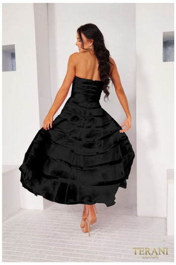 Terani Couture 241P2044-Graceful A-line prom gown.