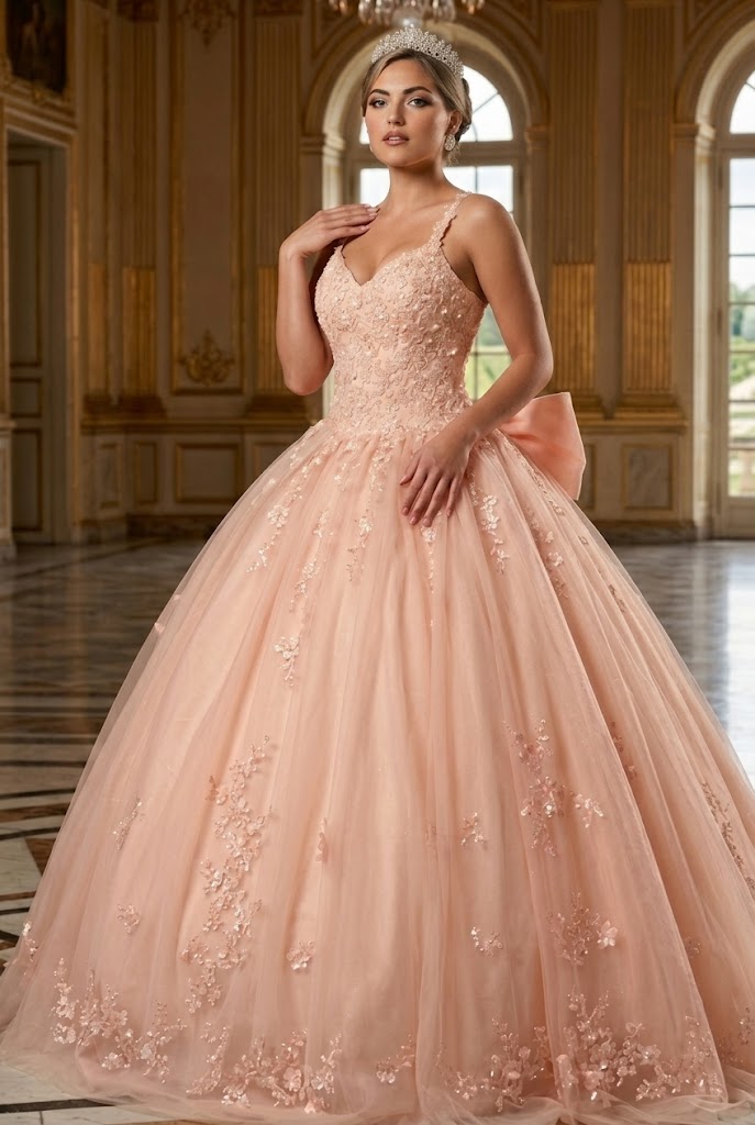 Sweet 16 Birthday Party Dress in Blush Style LK174 Ball Gown