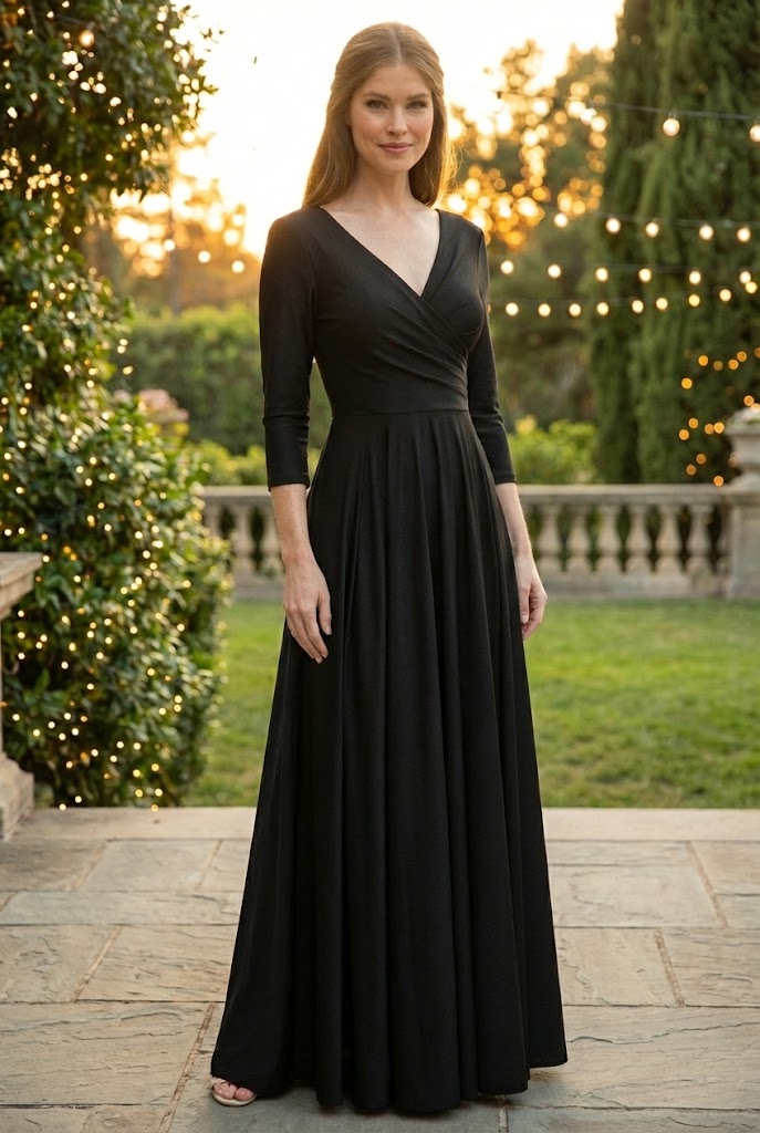 Wholesale Mother of the Bride Dresses 5243 in Black