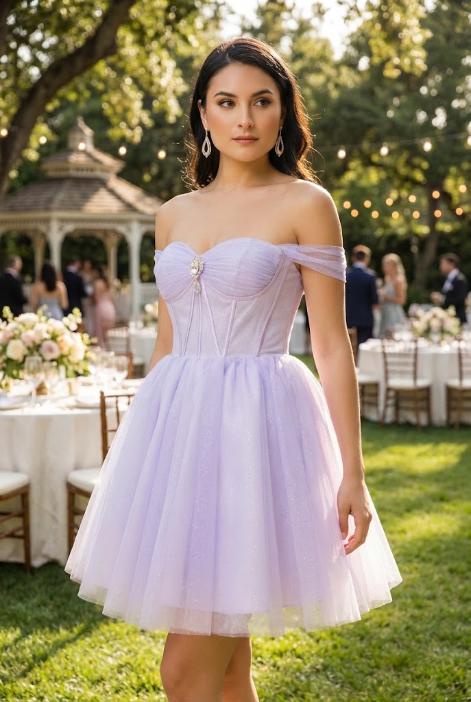 May Queen ICEBLUE Tulle A-Line Dress