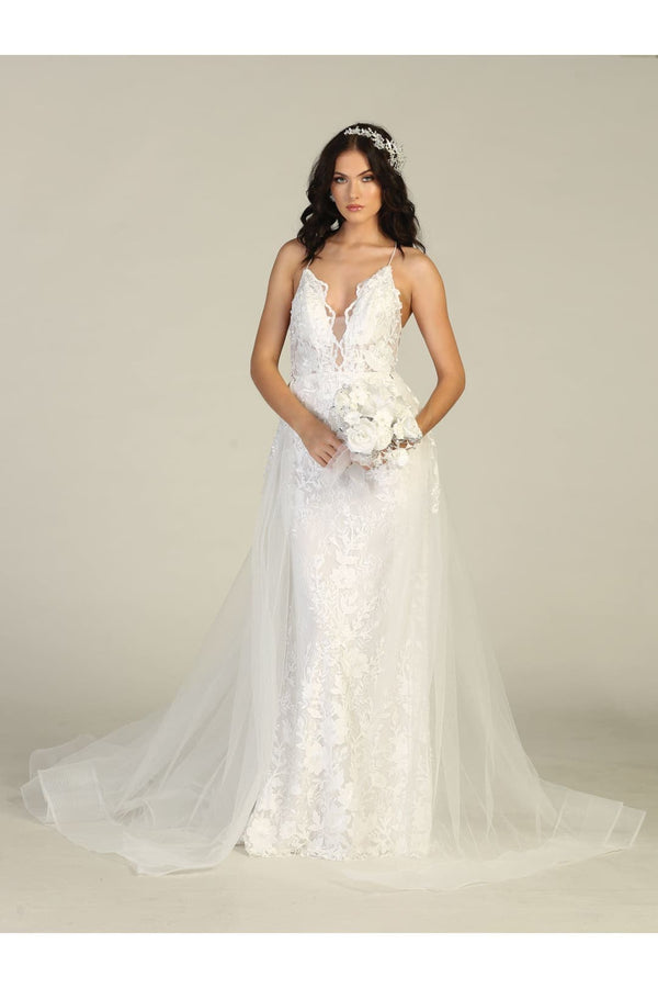 Wedding Destination Evening Gown - IVORY / 4