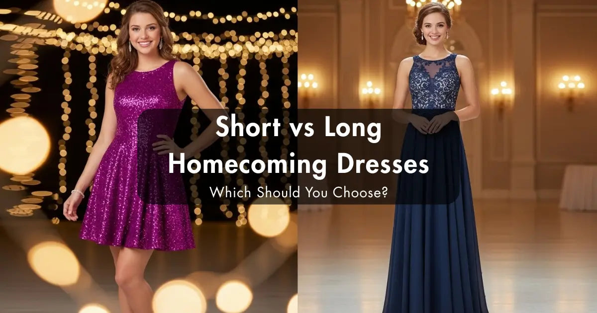 Short vs Long Homecoming Dresses