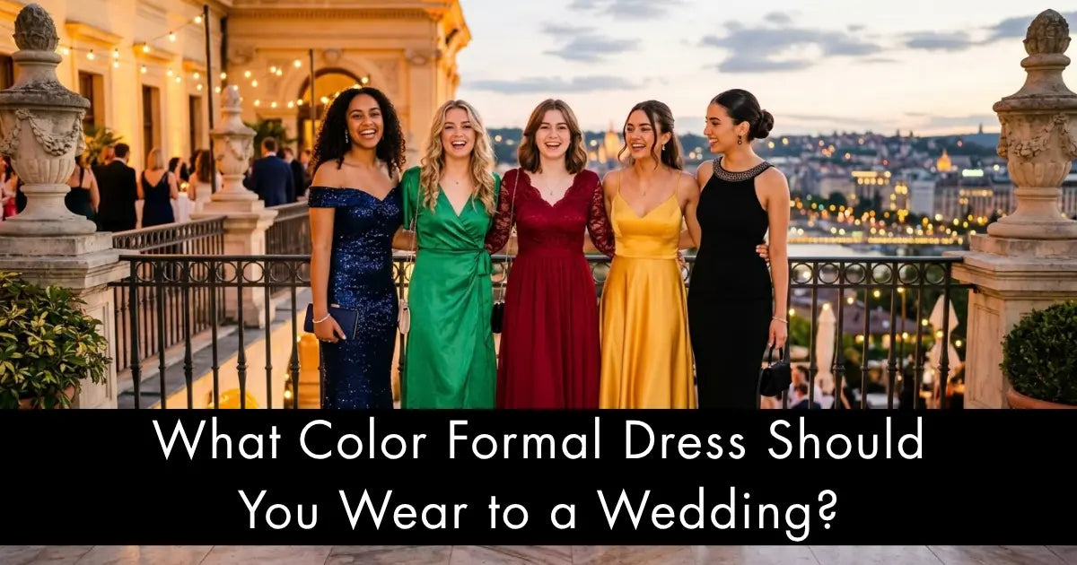 What Color Formal Dress Should You Wear to a Wedding?