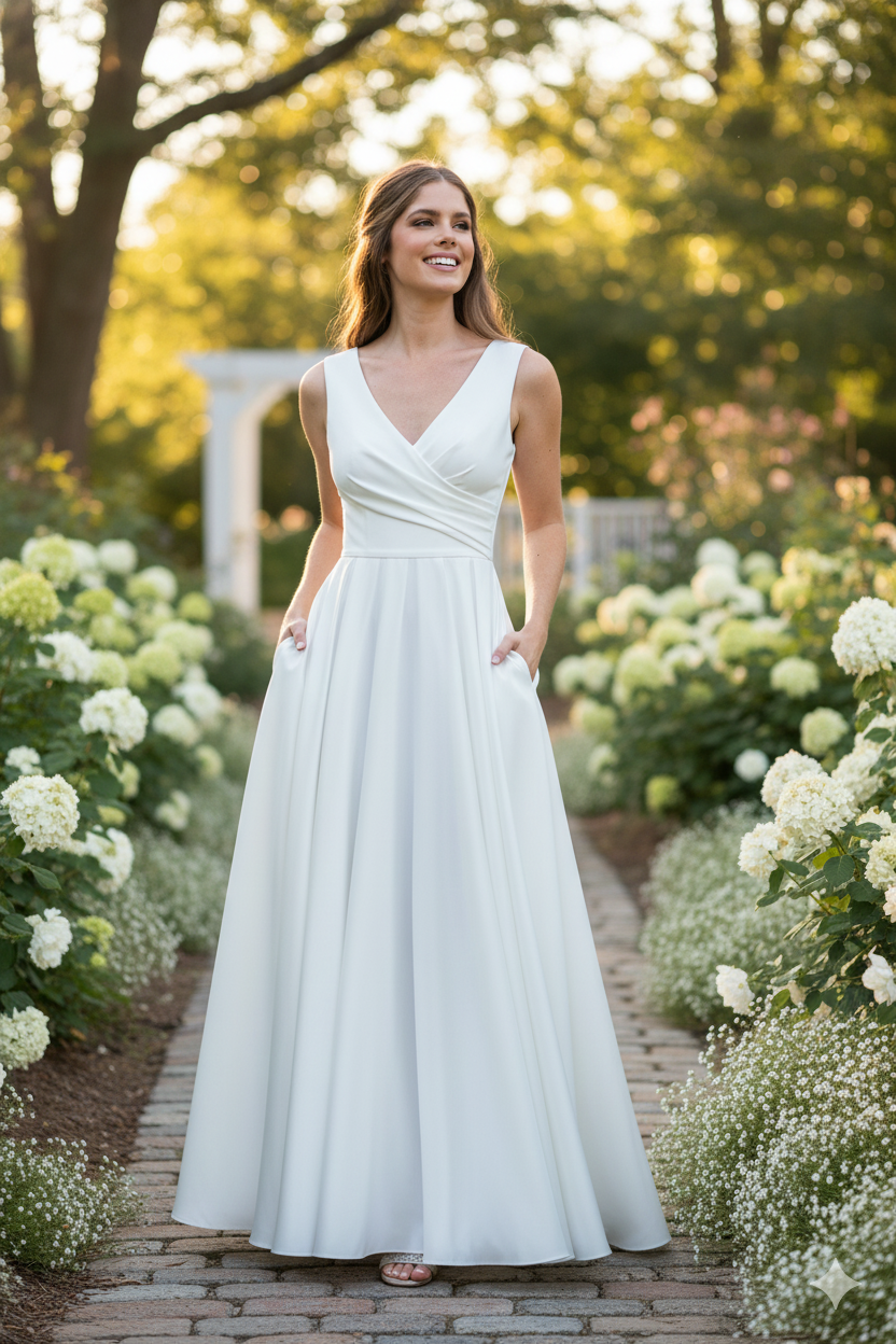 White Bridesmaid Dresses