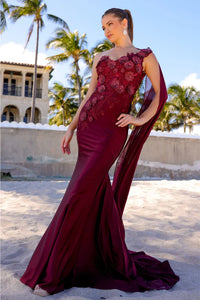Hermosos vestidos florales para eventos formales