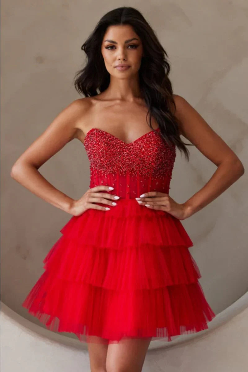 Strapless Homecoming Dresses