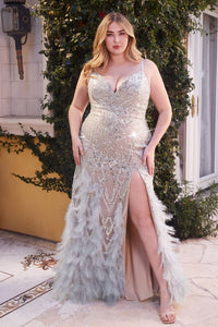 Silver Plus Size Dresses