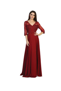 Burgundy Plus Size Dresses