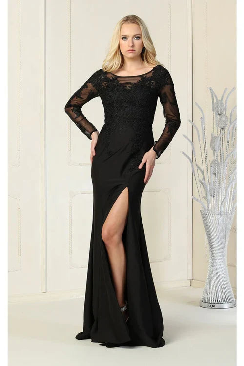 Formal Black Long Sleeve Dresses – Elegant & Timeless Styles
