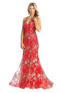 Red And Gold Prom Dresses