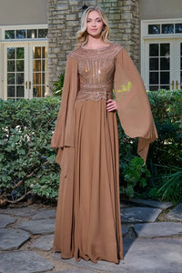 Arm-covered For Mother of the Bride Dresses