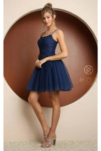 Navy Blue Homecoming Dresses