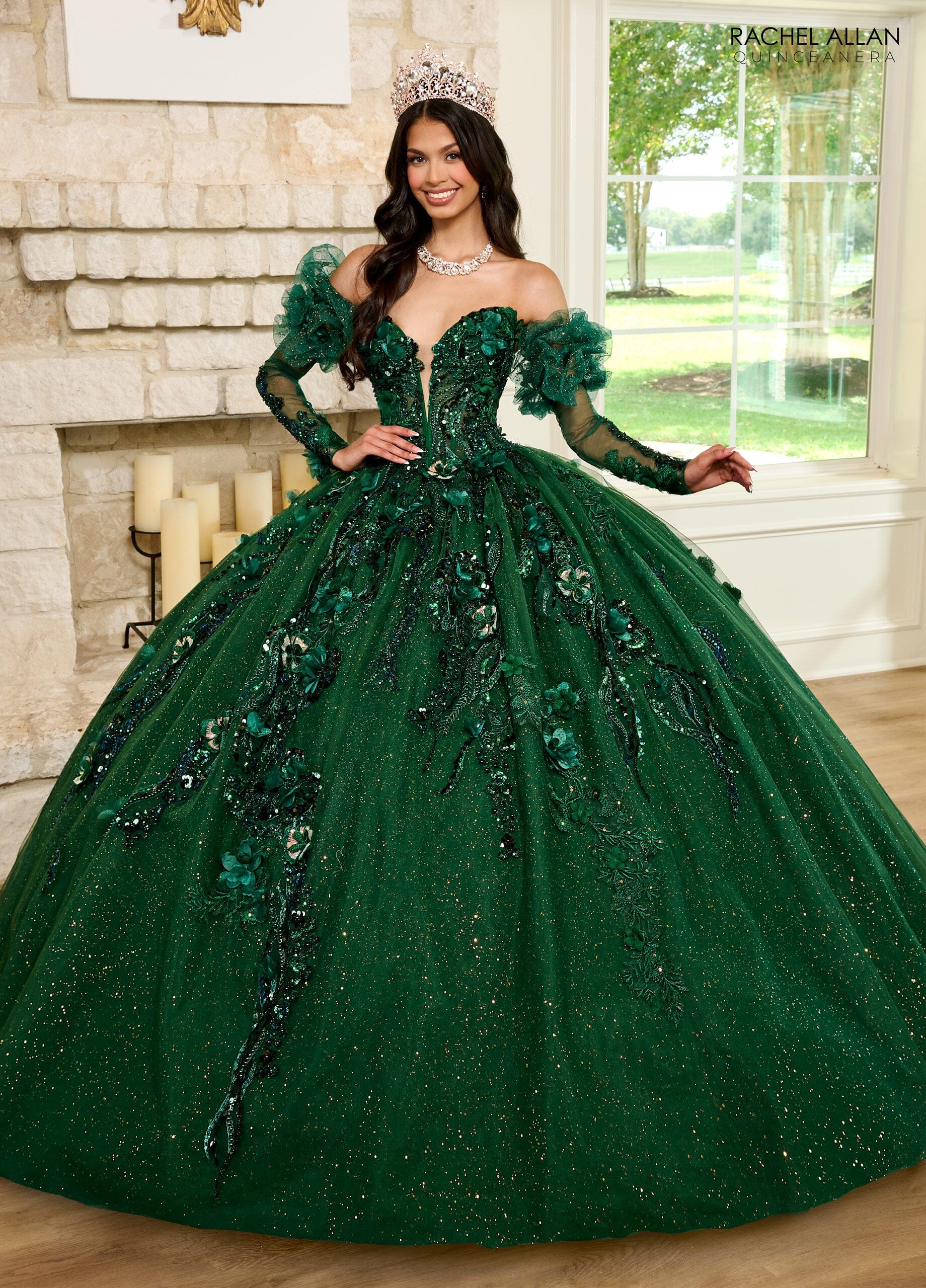Emerald Green Quinceanera Dresses