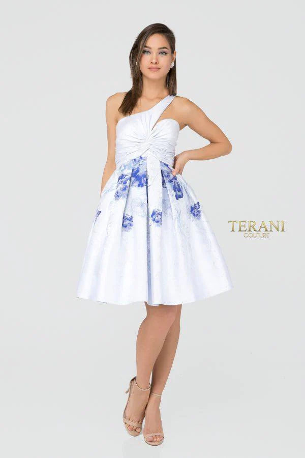 White And Silver Homecoming Dresses