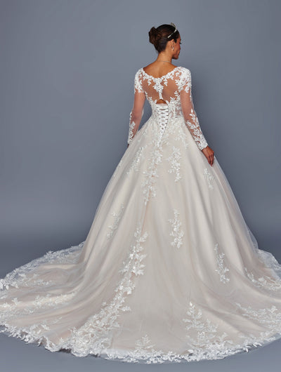 A-Line Wedding Gown by Deklaire Bridal 500