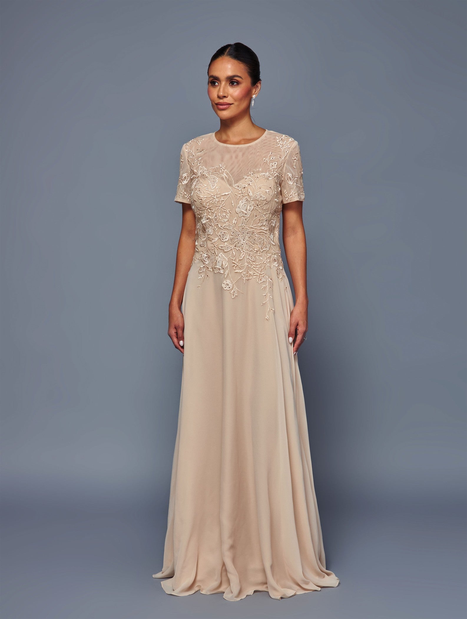 A-Line Evening Dress by Deklaire Bridal K318