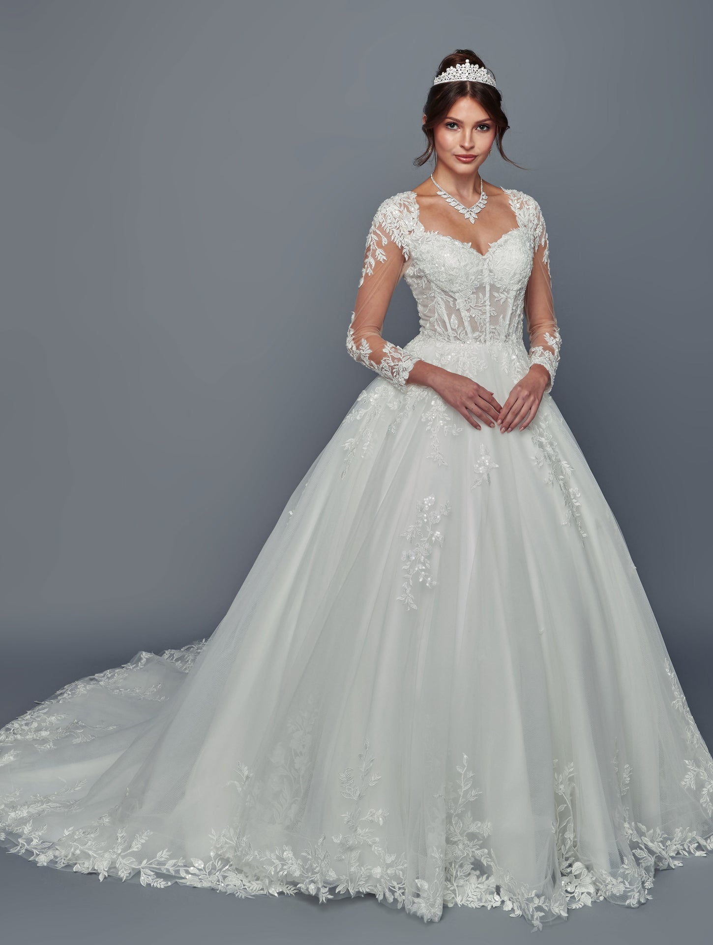 A-Line Wedding Gown by Deklaire Bridal 500