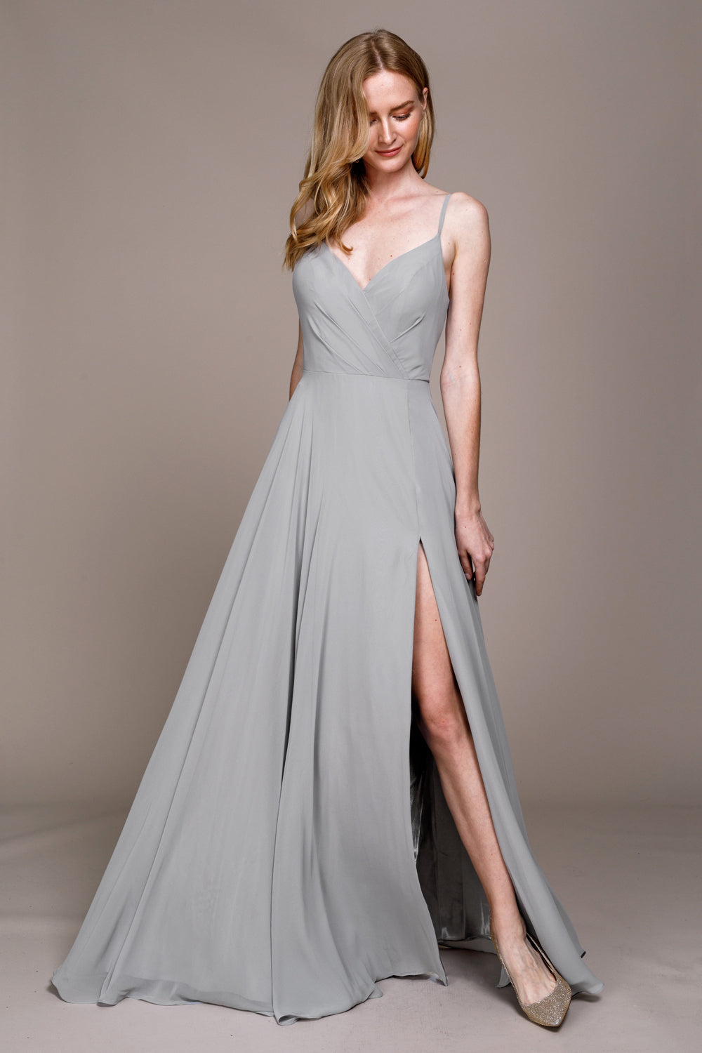 Dusty Mint Bridesmaid Dresses-Inexpensive Amelia Couture 477 Straps Prom