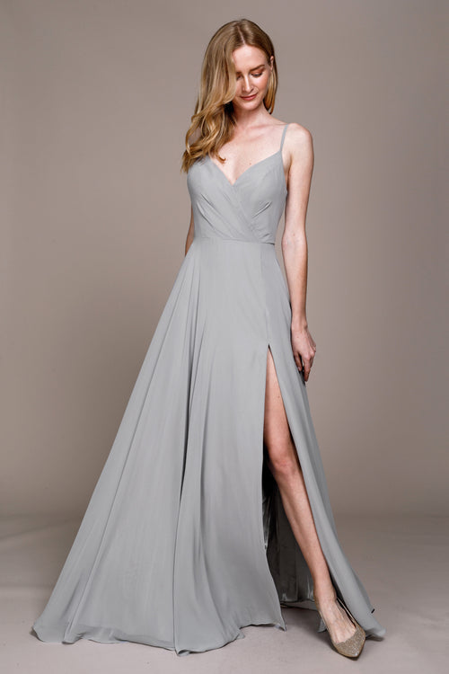 Dusty Mint Bridesmaid Dresses-Inexpensive Amelia Couture 477 Straps Prom