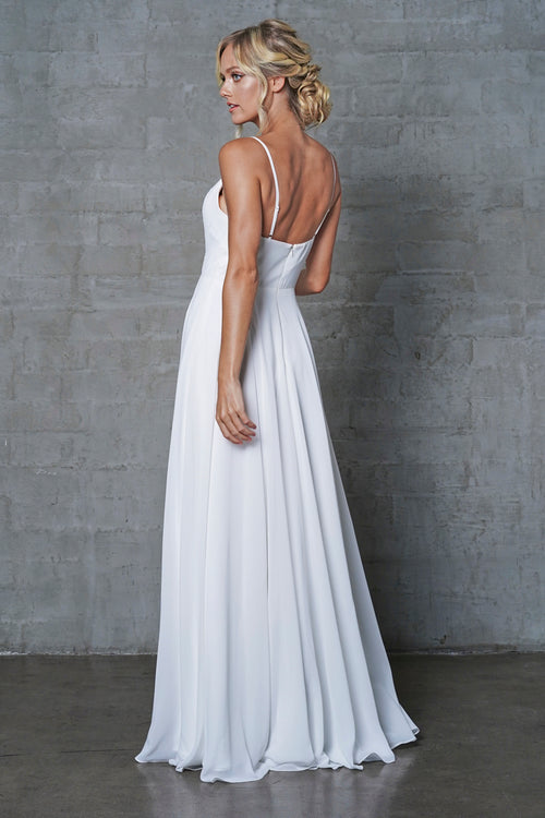 Baby Blue Bridesmaid Dresses-Inexpensive Amelia Couture 477 Straps Prom