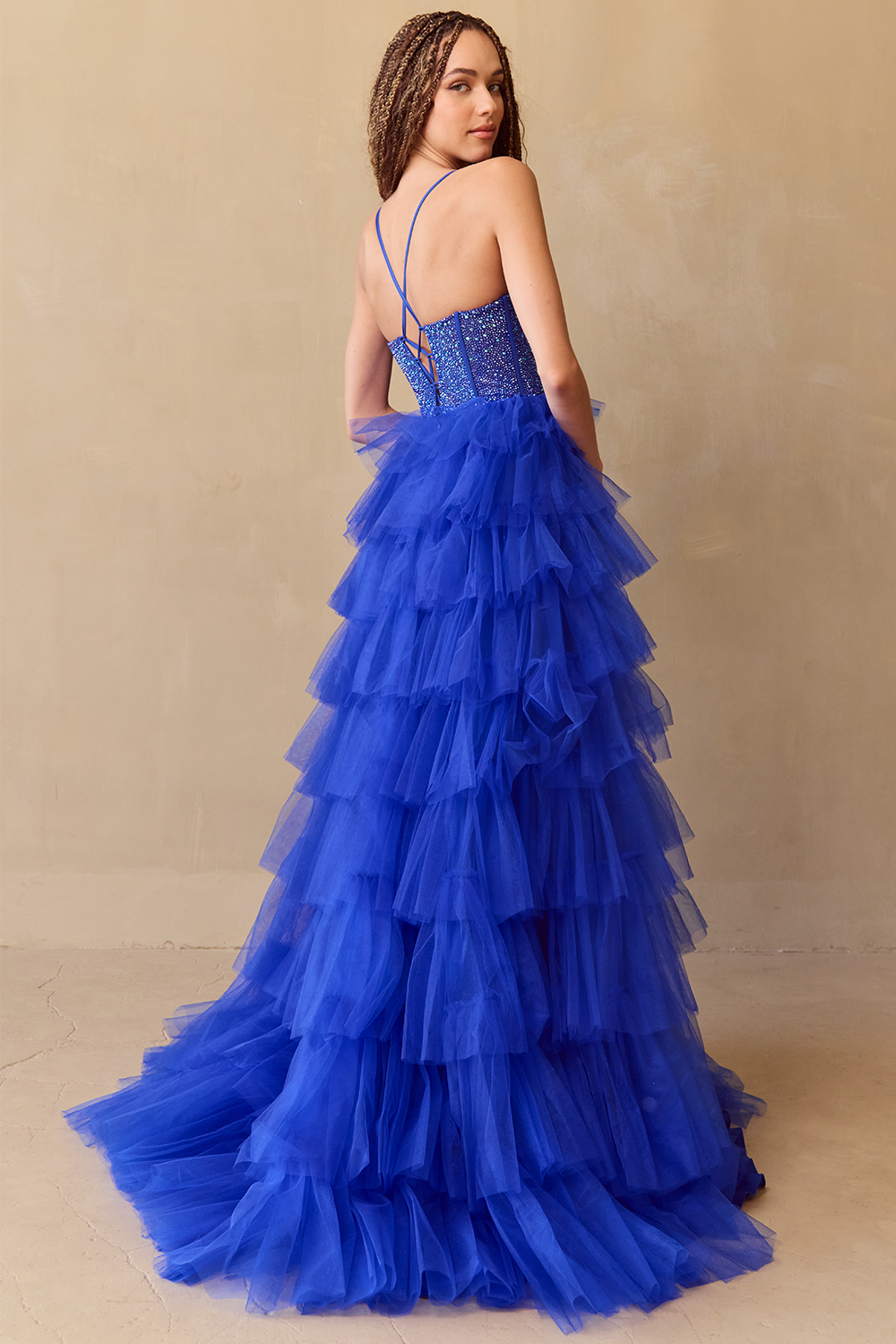 Amelia Couture Royal Blue Long Formal Dresses