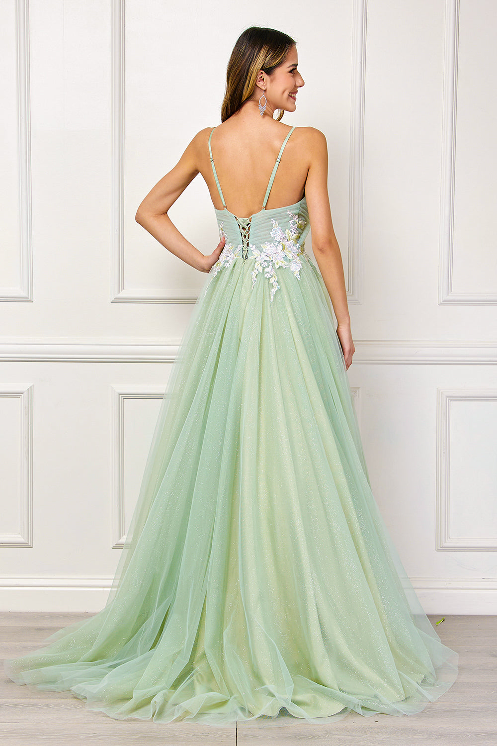 Amelia Couture Pink Long Formal Dresses