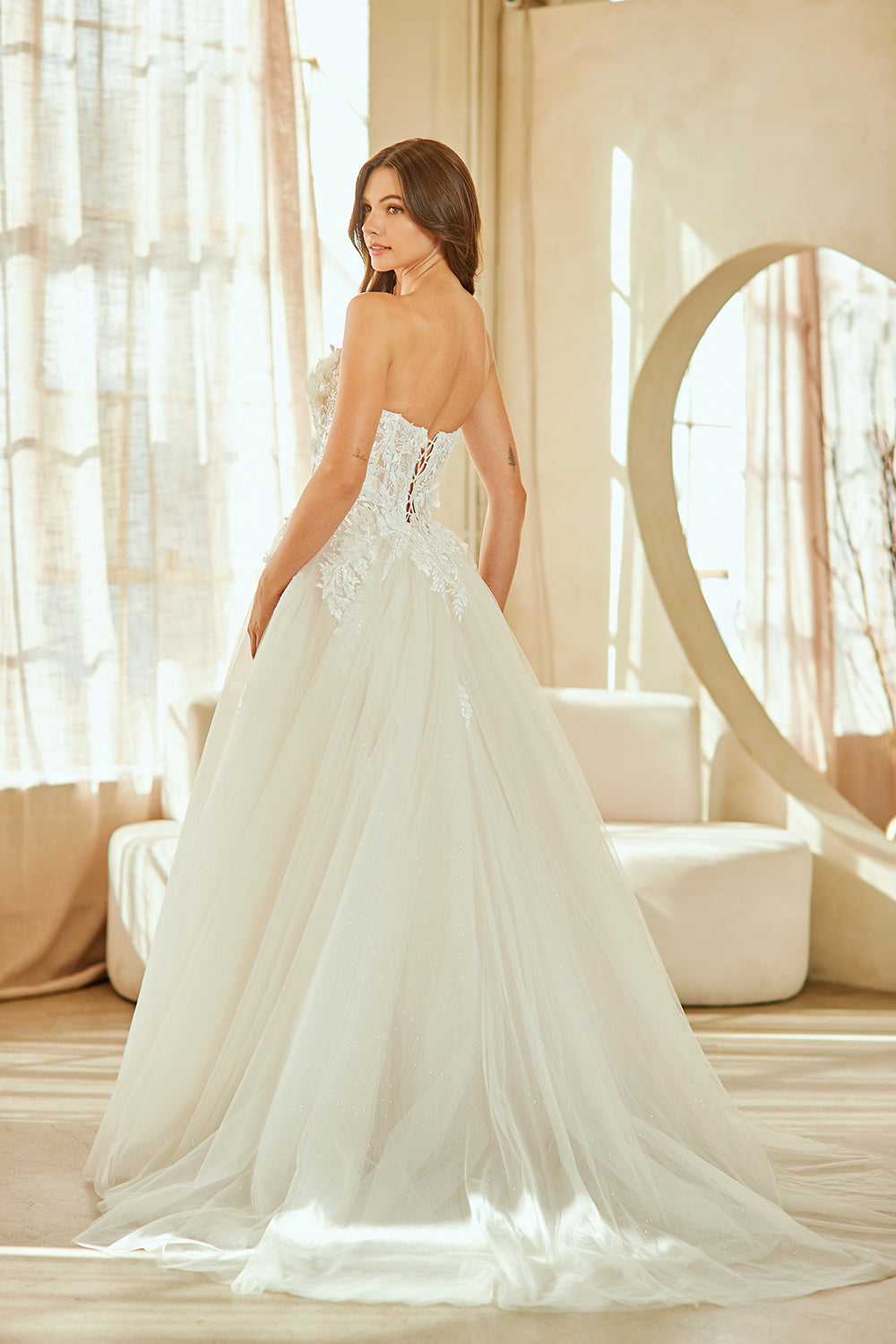Amelia Couture White Long Formal Dresses