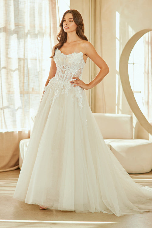 Amelia Couture White Long Formal Dresses