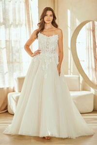 Amelia Couture White Long Formal Dresses