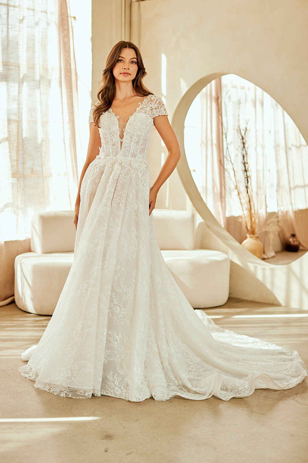 Amelia Couture White Long Formal Dresses