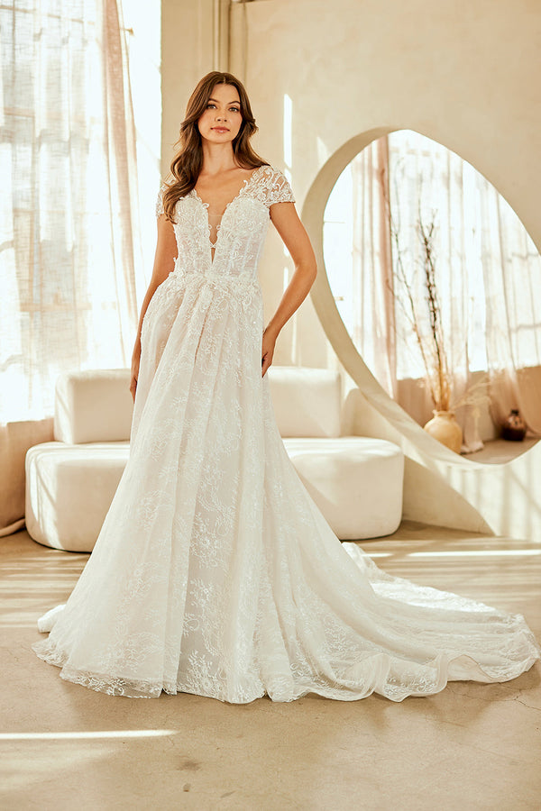 Amelia Couture White Long Formal Dresses